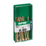 Spax Tornillo para Madera Universal 5,0x80mm Cabeza Plana Yellox, 10 uds. fed. 4081020500802