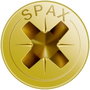 Spax Tornillo para Madera Universal 5,0x80mm Cabeza Plana Yellox, 10 uds. fed. 4081020500802