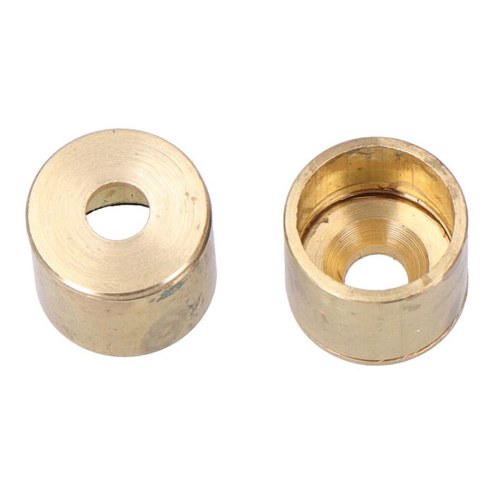 Edm Pack 2 uds. Soporte Barra Armario Latón Ø12 mm Edm Pack 2 uds. Soporte Barra Armario Latón Ø12 mm