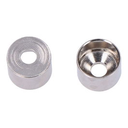 Edm Soporte Barra Armario ø12 mm Níquel Pack 2 Unidades