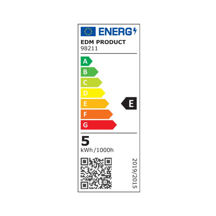 Edm Bombilla G9 LED 5W 575 lm 4000K Luz Día Cristal