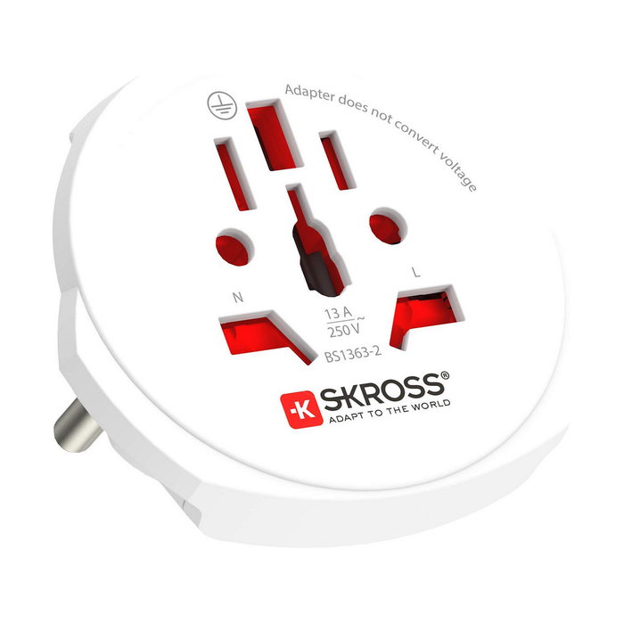 Skross Set 2 multi adaptadores de viaje 1302472