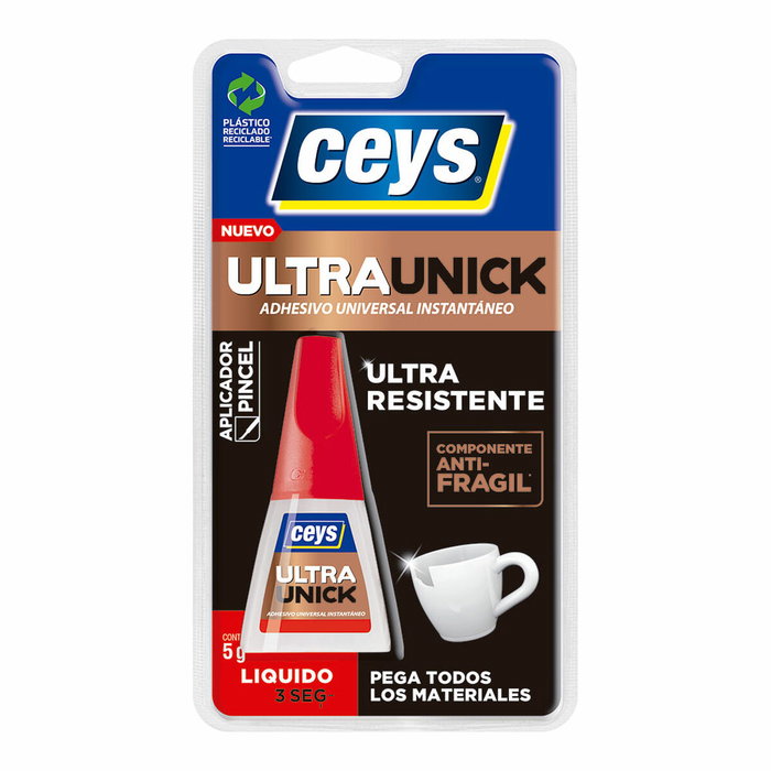 CEYS Adhesivo Instant Ultraunik con Pincel 5 g CEYS Adhesivo Instant Ultraunik con Pincel 5 g