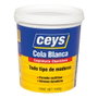 Ceys 501704 Cola Blanca Madera Bote 1kg para Superficies Grandes Secado 20 Minutos