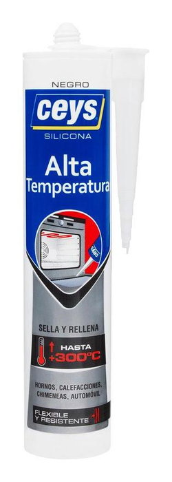 Ceys Sellaceys Silicona Alta Temperatura Negro Ceys Sellaceys Silicona Alta Temperatura Negro