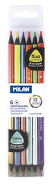 Lapices Milan Fluor&Metal Caja De 6