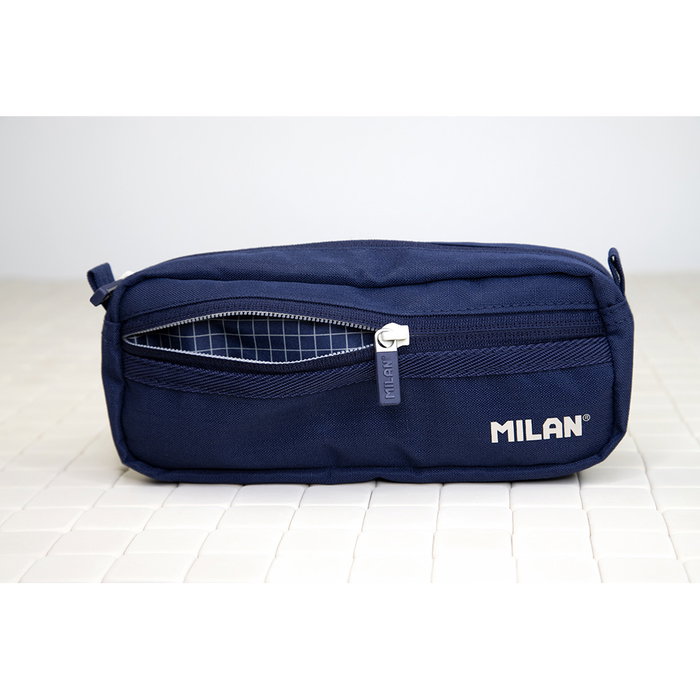 Milan Portatodo Rectangular Serie 1918 Azul Marino Milan Portatodo Rectangular Serie 1918 Azul Marino