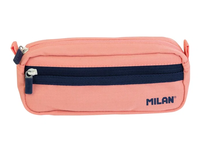 Milan Estuche Portatodo Serie 1918 Rectangular Rosa con Azul Marino