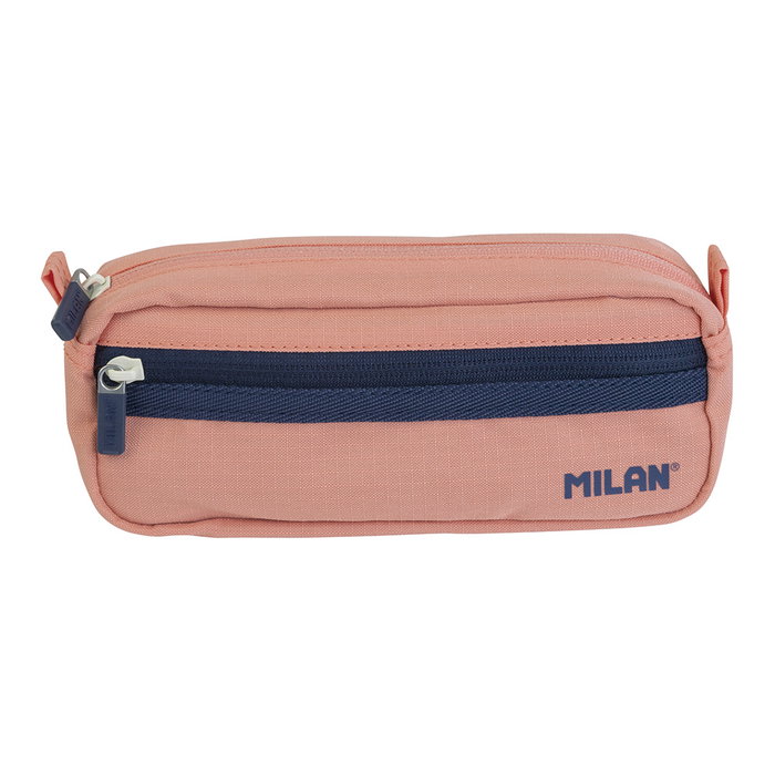 Milan Estuche Portatodo Serie 1918 Rectangular Rosa con Azul Marino
