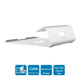 Logilink Soporte para portátil / tablet de Aluminio para pantallas 11-15" con elevación de pantalla