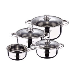 San Ignacio Batería de Cocina Cassel 7 Piezas de Acero Inoxidable