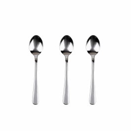 San Ignacio Set de 3 Cucharillas de Café Natur en Acero Inoxidable Reciclado