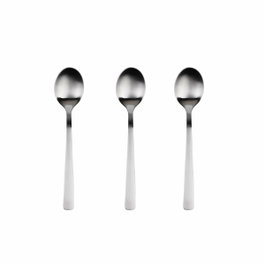 San Ignacio Set de 3 Cucharillas de Café Root en Acero Inoxidable Reciclado Mate