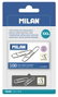 Milán Clips metálicos niquelados 33 mm, 100 uds