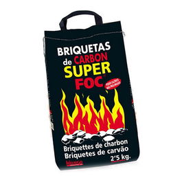 Super Foc Briquetas de carbón vegetal 08006 2,5 kg