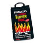 Super Foc Briquetas de Carbón Vegetal 2.5 kg - Alta Duración y Poder Calórico - Ref 08006
