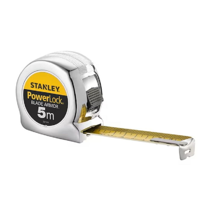 Stanley Flexometro Powerlock 5M X 25Mm Blade Armor Referencia 0-33-514 Stanley Flexometro Powerlock 5M X 25Mm Blade Armor Referencia 0-33-514