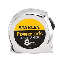 Stanley Flexómetro Powerlock 0-33-527 8M X 25Mm Blade Armor Cinta Métrica