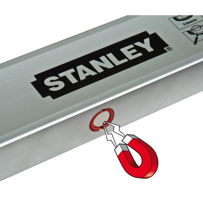 STANLEY Nivel tubular magnético clásico 40 cm STANLEY Nivel tubular magnético clásico 40 cm