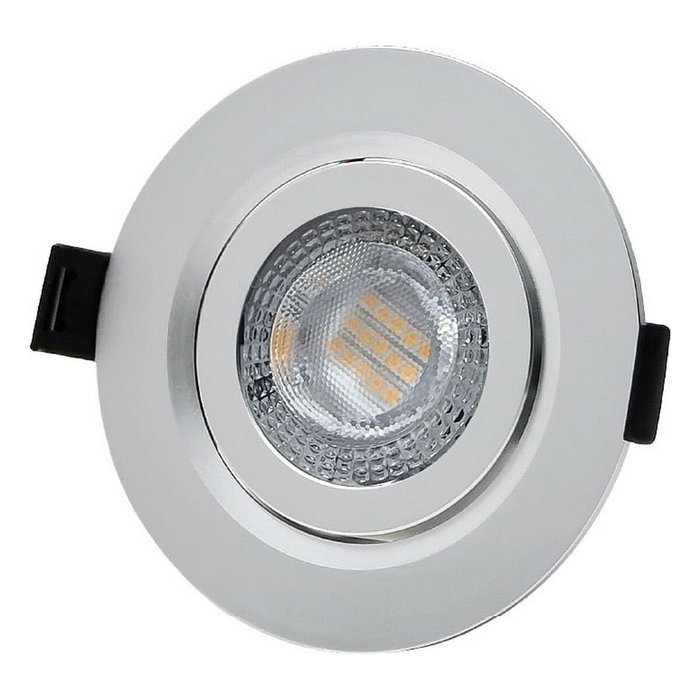 Edm Downlight LED Empotrar Redondo 9W Cromo 3200K