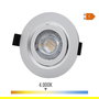 Edm Downlight LED empotrar 9W 806lm 4000K redondo color cromo Ø9cm