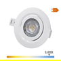Downlight led empotrable 9w 806lm ra80 6400k redondo color blanco ø9cm edm