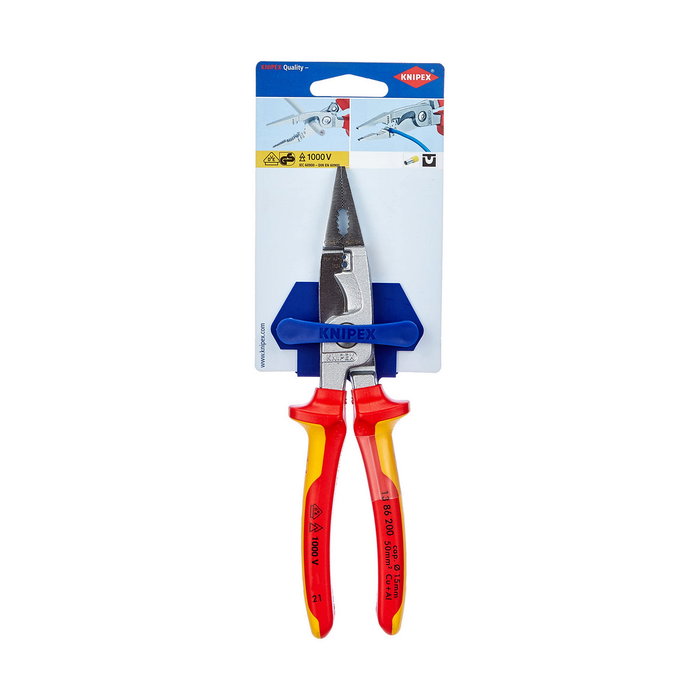 Knipex Alicates para instalaciones eléctricas cromados 200 mm Knipex Alicates para instalaciones eléctricas cromados 200 mm