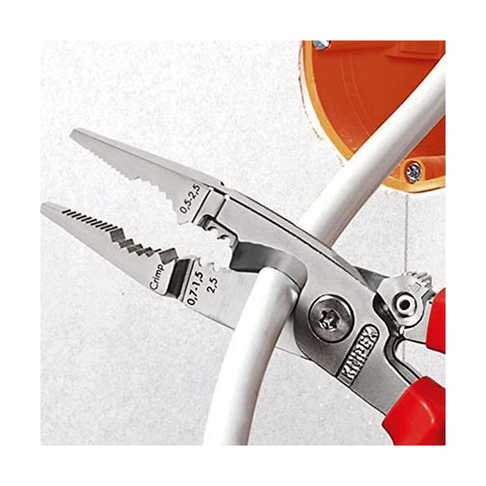 Knipex Alicates para instalaciones eléctricas cromados 200 mm Knipex Alicates para instalaciones eléctricas cromados 200 mm