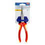 Knipex Alicates de Boca Cigüeña Recto 200mm con filos de corte, mangos aislados VDE, cromado/rojo/amarillo 206g 200x56x19 mm