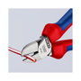 Knipex Alicate de corte diagonal negro con cabeza pulida 160 mm