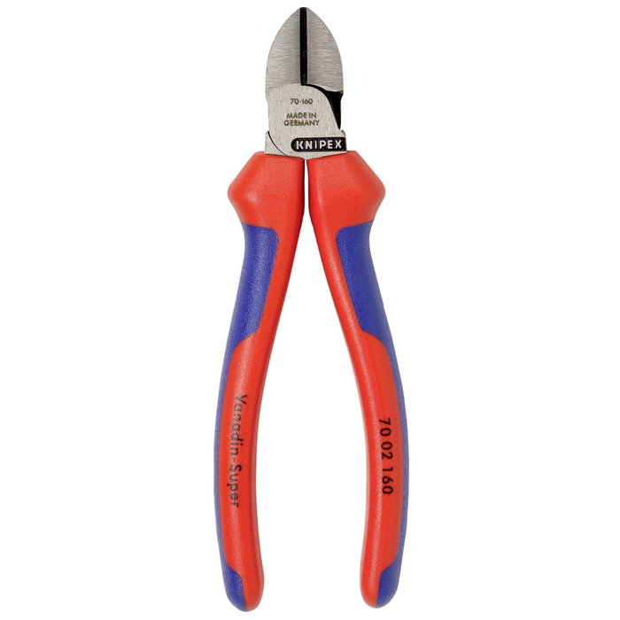 Knipex Alicate de corte diagonal negro con cabeza pulida 160 mm