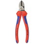 Knipex Alicate de corte diagonal negro con cabeza pulida 160 mm