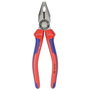 Knipex Alicates universales negro atramentado 185 x 54 x 21 mm