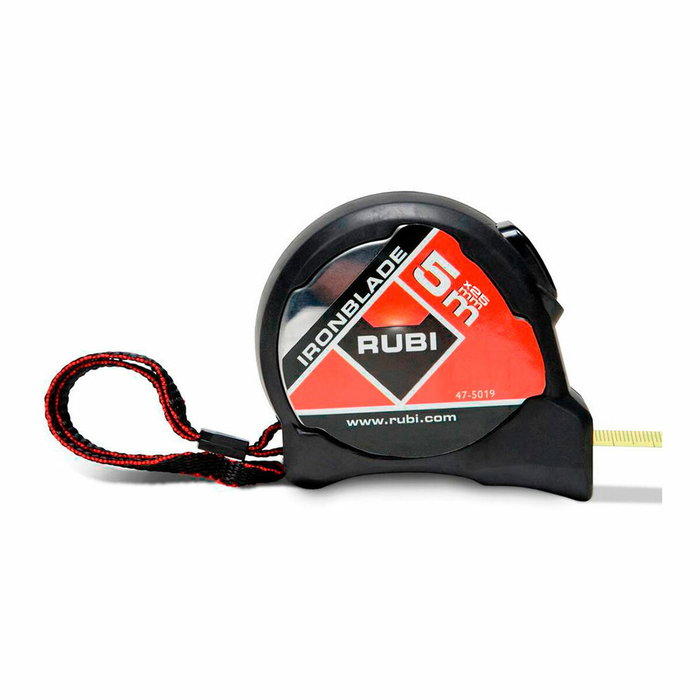 Rubi Flexómetro ironblade doble marcado, 5 m x 25 mm Rubi Flexómetro ironblade doble marcado, 5 m x 25 mm