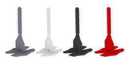 Rubi Base Plana Cyclone L.S. 1 mm (Bolsa de 100 uds)