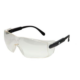 Rubi R80918 Gafas de Protección Lente Blanca, Diseño sin Montura, Antirayado, Antiempañamiento, Protección UV-400, Normas EN 166 y EN 170