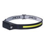 Edm Linterna Frontal con Sensor Recargable 8W LED Cob 280lm IP44 Luz Fría