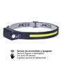 Edm Linterna Frontal con Sensor Recargable 8W LED Cob 280lm IP44 Luz Fría