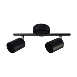 Edm Foco de 2 elementos GU10 color negro
