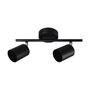 Edm Foco de 2 elementos GU10 color negro