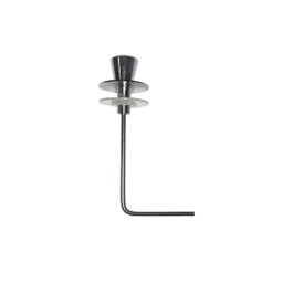 Edm Tirador de cisterna de wc curvo cromado 13 cm