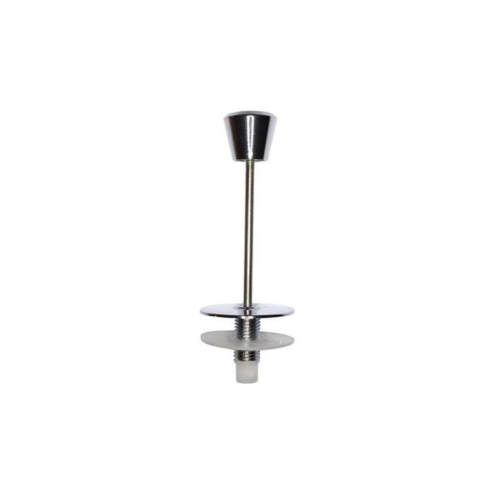 Edm Tirador de cisterna de WC recto, 13 cm, cromado Edm Tirador de cisterna de WC recto, 13 cm, cromado