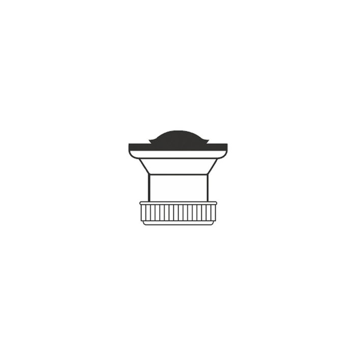 Mirtak Válvula de lavabo ø70mm sin cadena con tapón de plástico PVC 1'' - 1/2'' Mirtak Válvula de lavabo ø70mm sin cadena con tapón de plástico PVC 1'' - 1/2''
