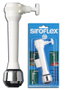 Metaltex Atomizador para Fregadero con Abrazadera, 2 Funciones, Blanco/Cromado