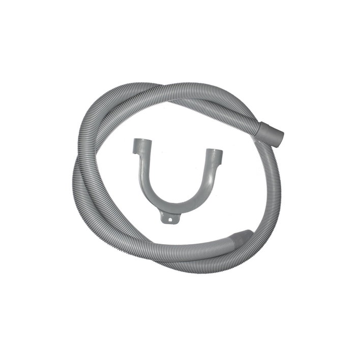 Edm Manguera de salida de desagüe de lavadora 2,0 m Gris Edm Manguera de salida de desagüe de lavadora 2,0 m Gris
