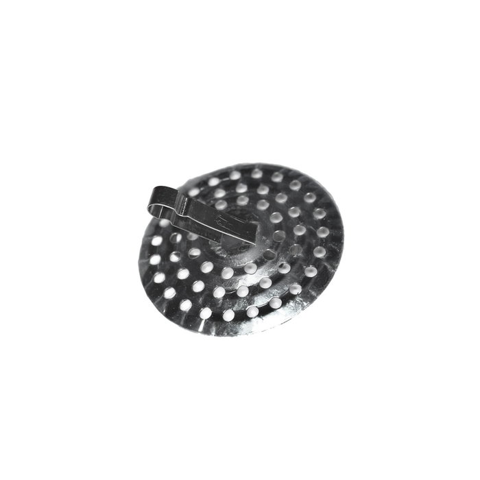 Edm Filtro de lavabo de acero inoxidable con pinza, 6 cm, cromado Edm Filtro de lavabo de acero inoxidable con pinza, 6 cm, cromado