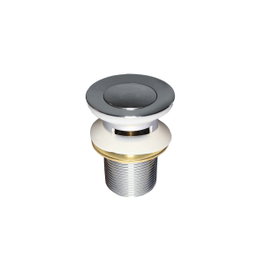 Edm Válvula de lavabo clic-clac con rebosadero cromada