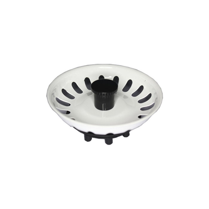Edm Filtro de rejilla de fregadero tipo Teka color blanco Ø 7,7 cm Edm Filtro de rejilla de fregadero tipo Teka color blanco Ø 7,7 cm