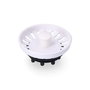 Edm Filtro Rejilla Fregadero Blanco Ø7,7cm Plástico Tipo Teka