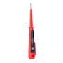Edm Destornillador Tester Profesional 10-500V 15cm Acero Inox Polipropileno Rojo